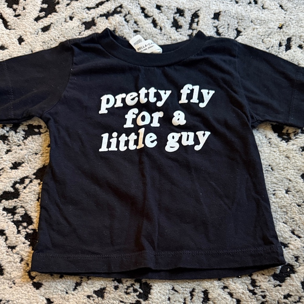 Stylish Black Kids Tee with Fun Slogan